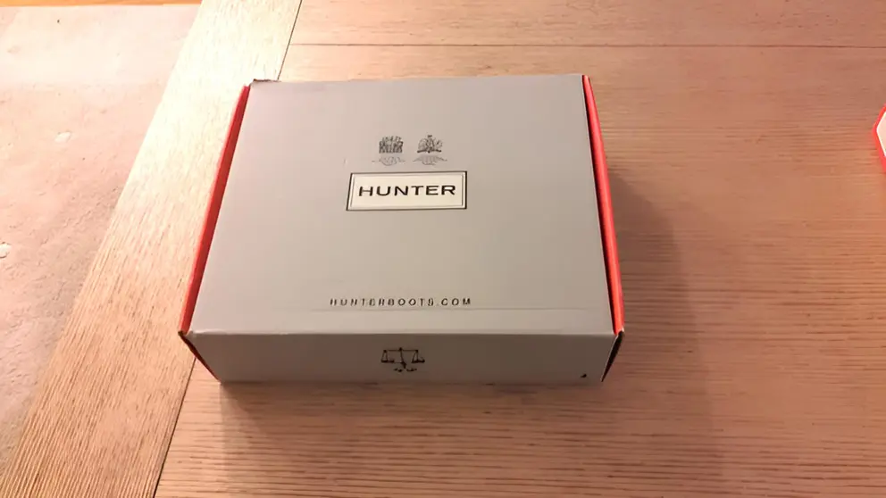 Caja de calzado Hunter