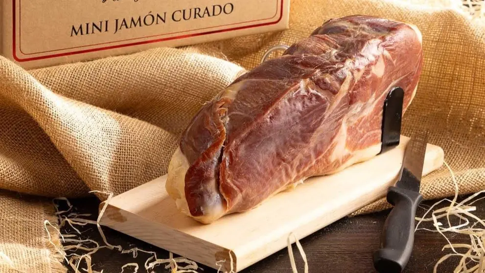 Mini Jam&oacute;n Serrano, Mini Jamonero y Cuchillo