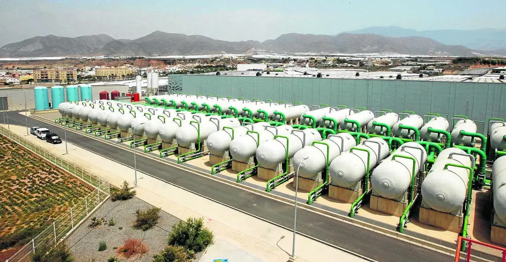 Imagen de la desaladora de Balerma