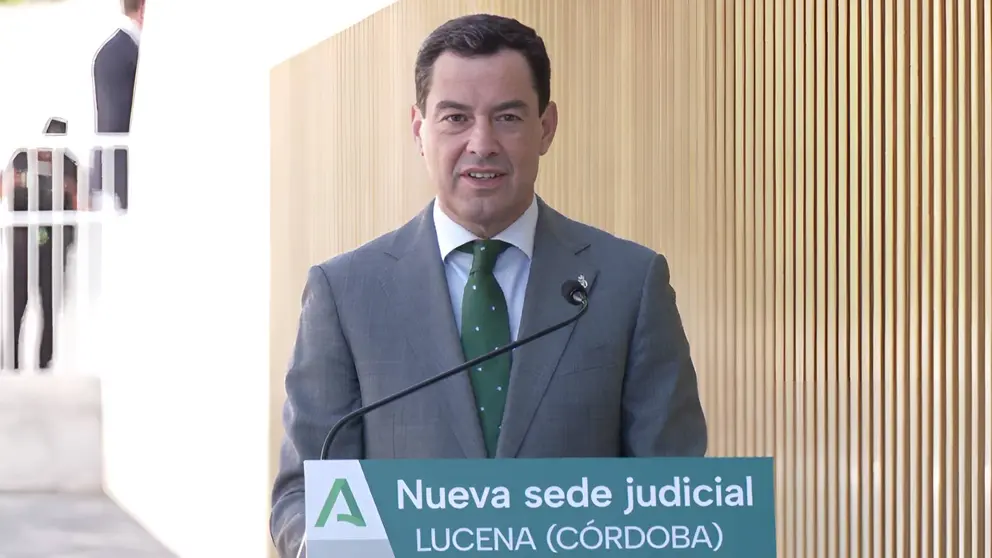 Juanma Moreno, presidente de la Junta de Andaluc&iacute;a