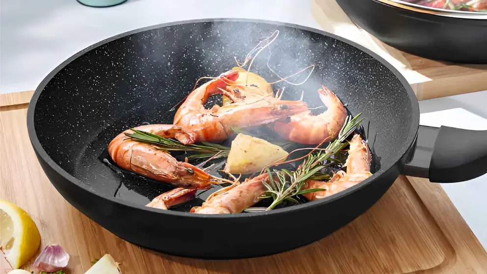 Sart&eacute;n de aluminio forjado de 28 cm de Lidl