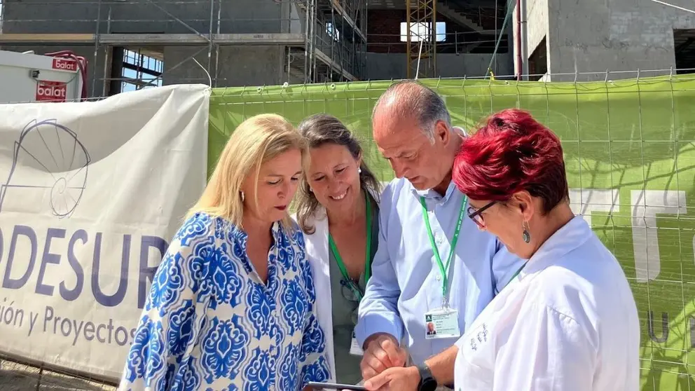 Visita a las obras del nuevo&nbsp;edificio de la Comunidad Terap&eacute;utica de Salud Mental