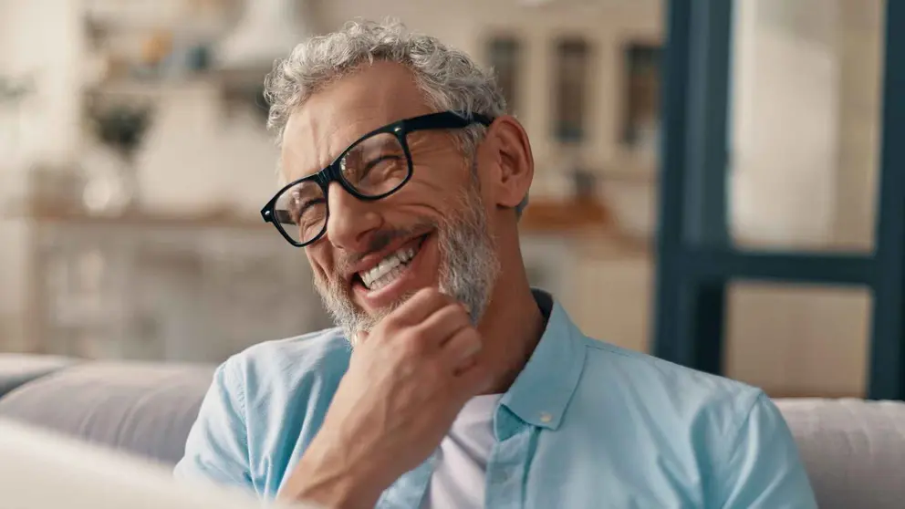 Un pensionista feliz por el estado de su pensi&oacute;n de la Seguridad Social