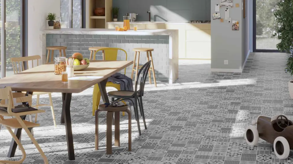 Suelo vin&iacute;lico clic forte Elin BL000 ARTENS de Leroy Merlin