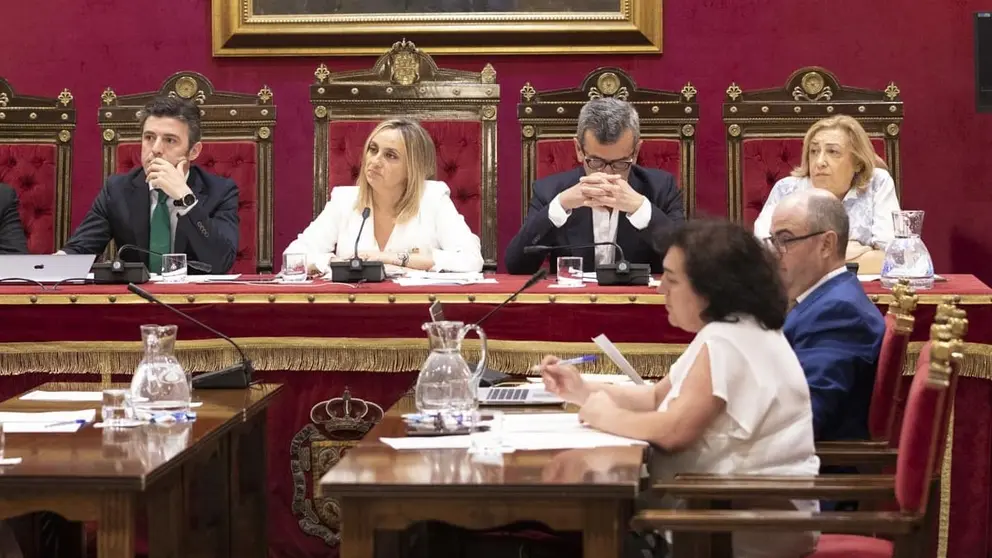 Celebraci&oacute;n de un pleno en el Ayuntamiento de Granada