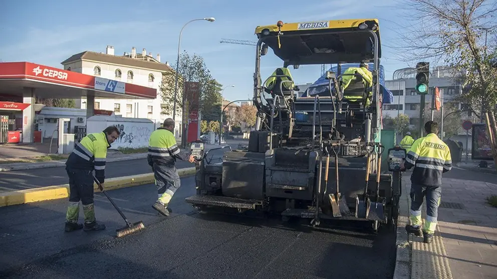 Labores de mantemiento en calles de C&oacute;rdoba