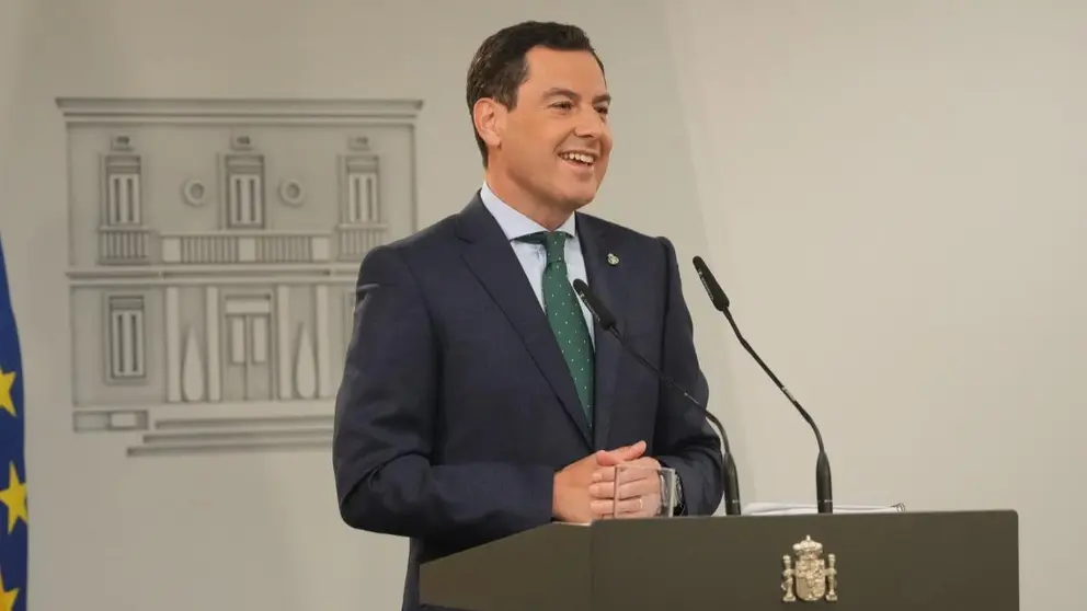 Juanma Moreno, presidente de la Junta de Andaluc&iacute;a