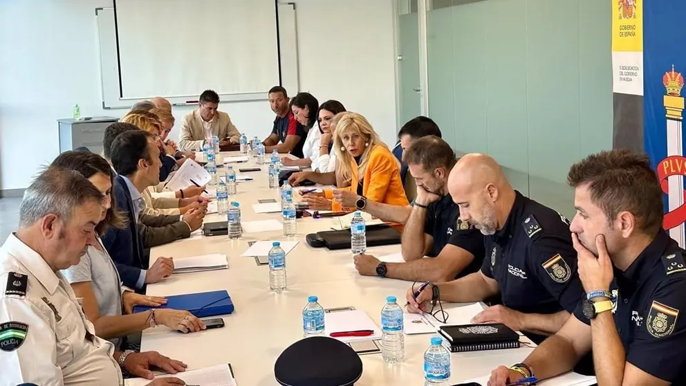 La subdelegada del Gobierno en Huelva, Mar&iacute;a Jos&eacute; Rico, y la alcaldesa de Huelva, Pilar Miranda, han copresidido la junta local de seguridad.