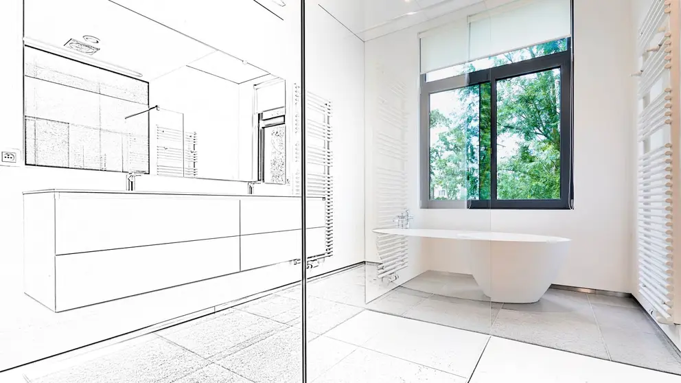 Dise&ntilde;o de ba&ntilde;o moderno