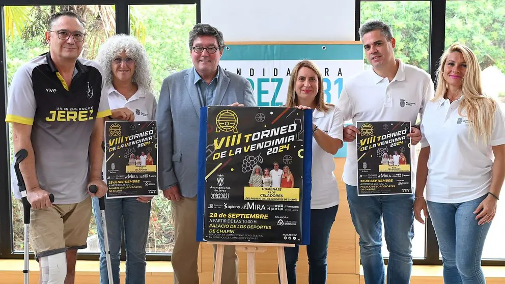 Presentaci&oacute;n del VIII Torneo de la Vendimia del Club Deportivo Uni&oacute;n Baloncesto Jerez