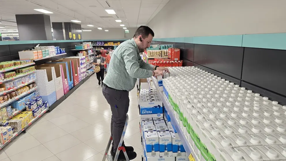 Un trabajador de Mercadona