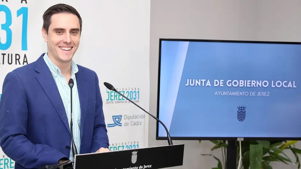 Jaime Espinar en rueda de prensa