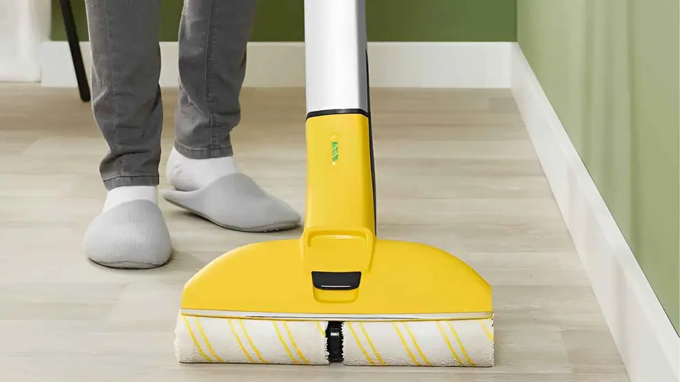 Mopa el&eacute;ctrica con bater&iacute;a K&auml;rcher de Lidl