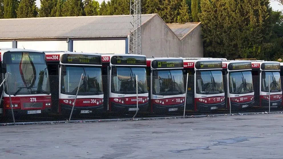Autobuses urbanos en Granada
