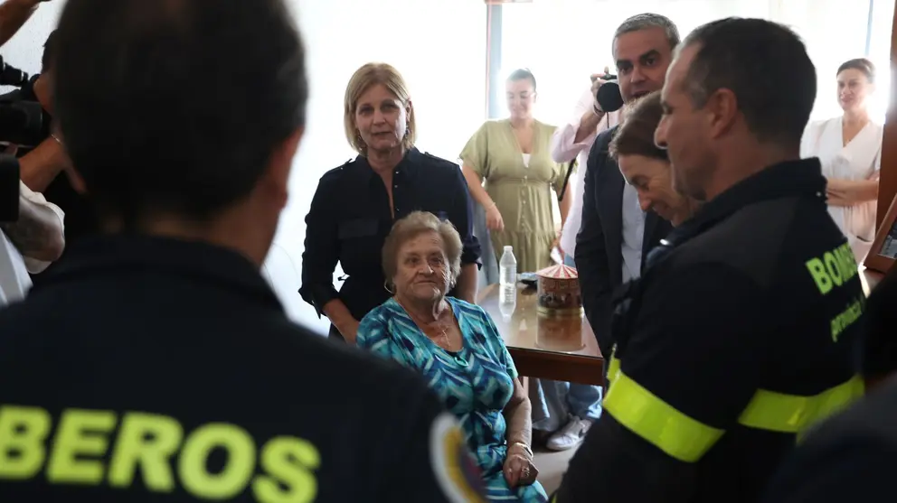 Mar&iacute;a Jos&eacute; Garc&iacute;a-Pelayo tras presentar los nuevos dispositivos anti-incendios | Cristo Garc&iacute;a