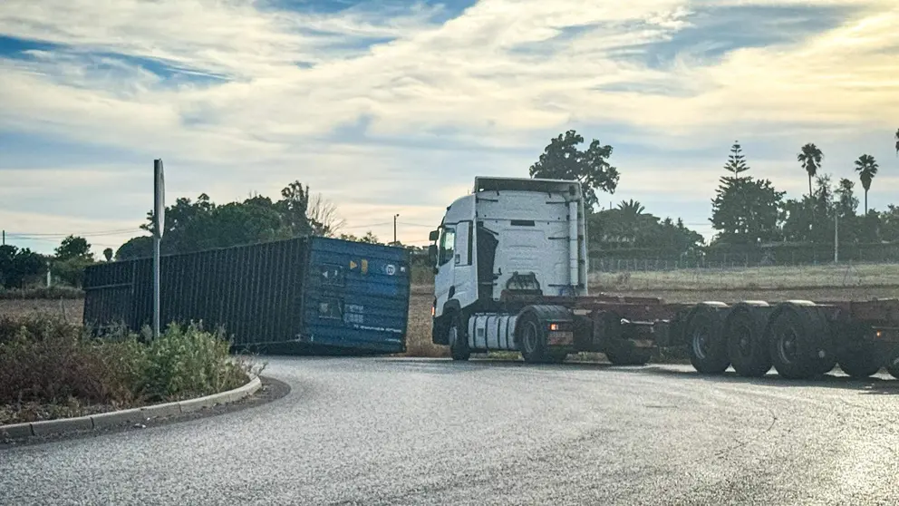 Imagen del accidente del cami&oacute;n | Cristo Garc&iacute;a
