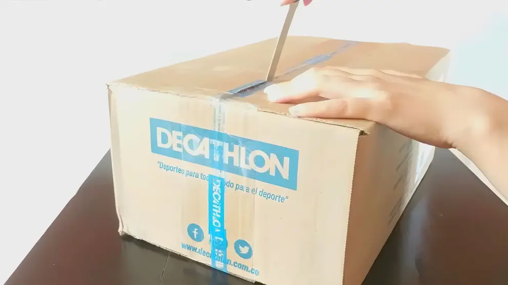 Caja de Decathlon