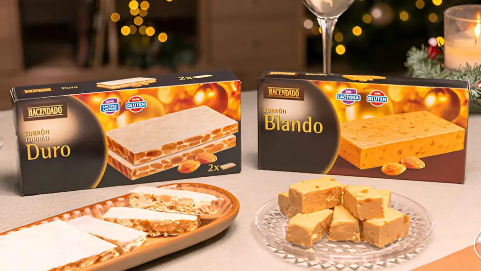 Turr&oacute;n blando Hacendado de Mercadona