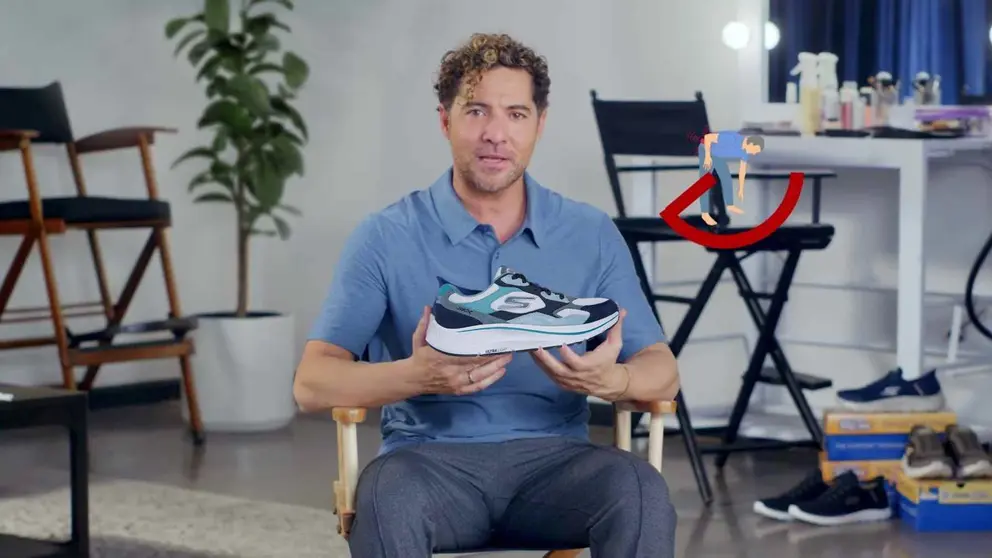 David Bisbal, embajador de Skechers, con las GO RUN Consistent