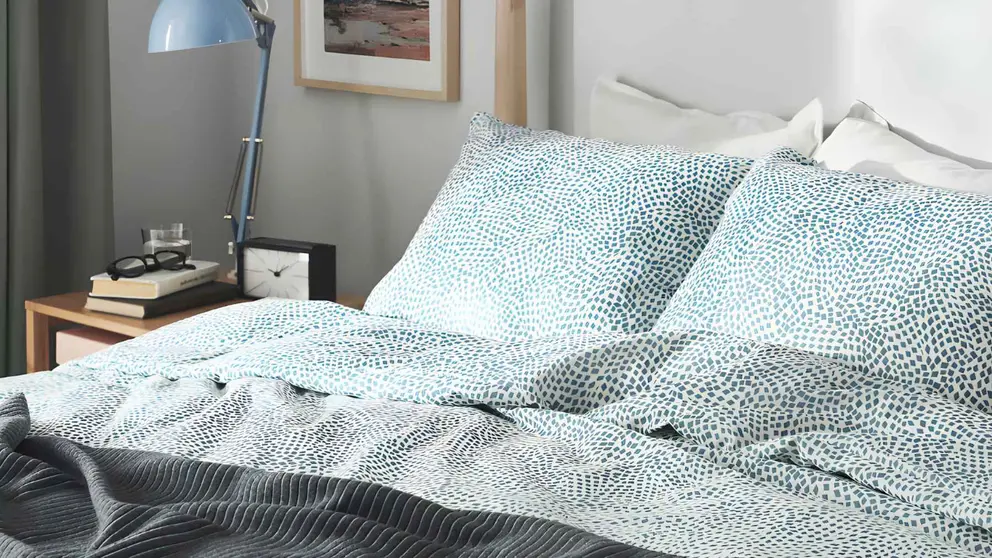 Set de funda n&oacute;rdica y 2 fundas de almohada TR&Auml;DKRASSULA de Ikea