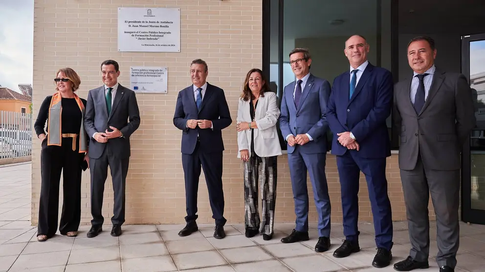 Juanma Moreno, inaugura en La Rinconada (Sevilla) el centro p&uacute;blico integrado de Formaci&oacute;n Profesional 'Javier Imbroda' | Salvador L&oacute;pez Medina