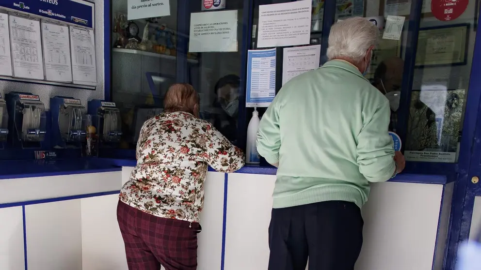Una administraci&oacute;n de Loter&iacute;as en una foto de archivo