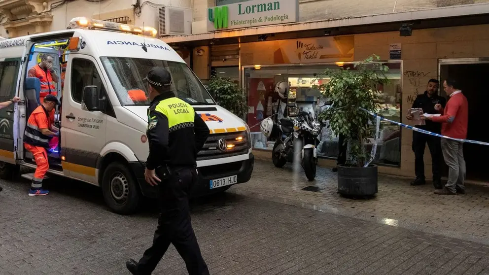 Una ambulancia en Huelva, en una imagen de archivo