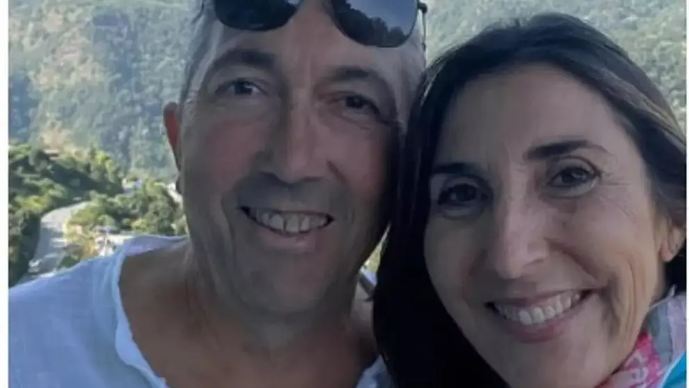 Paz Padilla, junto a su hermano Luis