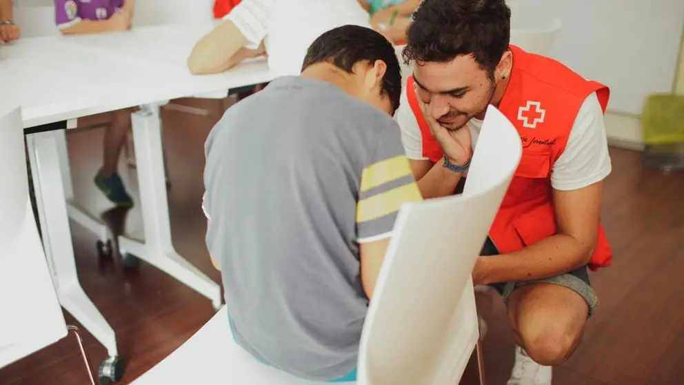 Voluntario de Cruz Roja en C&oacute;rdoba