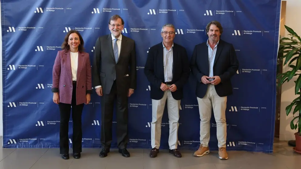 El expresidente del Gobierno, Mariano Rajoy, ha intervenido en un acto en M&aacute;laga