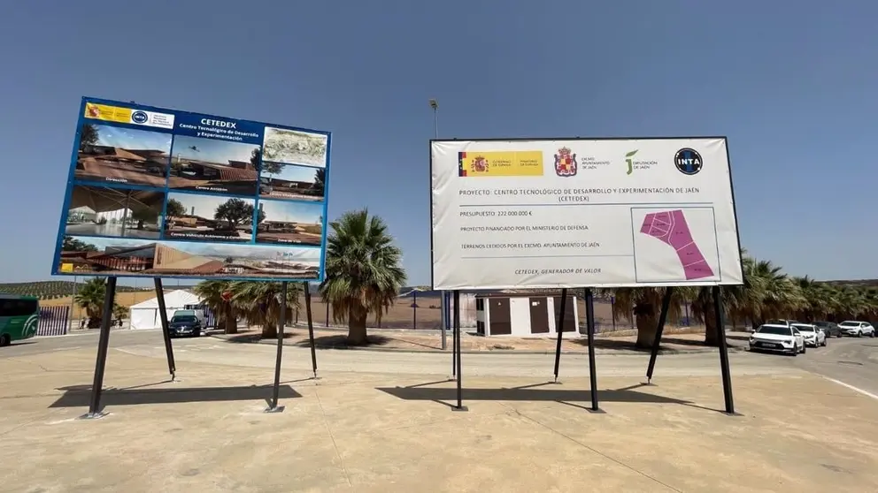Terrenos del campus principal del Cetedex en Ja&eacute;n