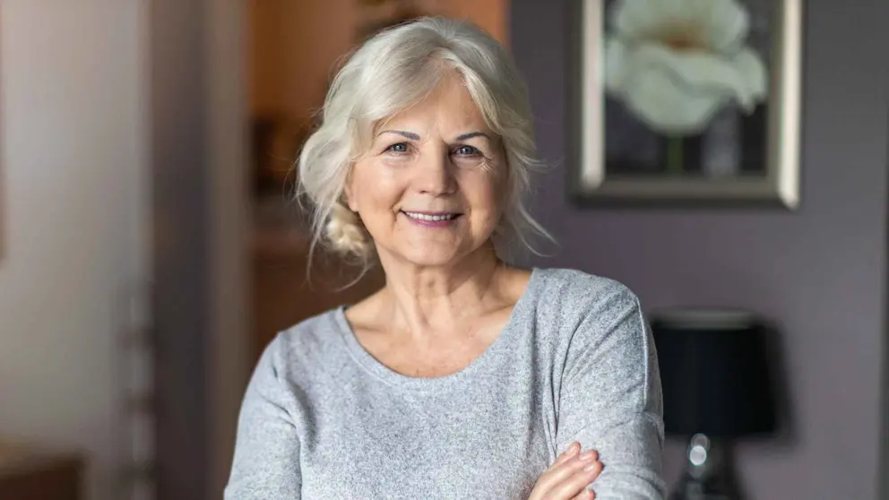 Una pensionista de la Seguridad Social