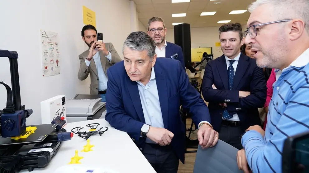 Antonio Sanz, durante una visita reciente a Granada