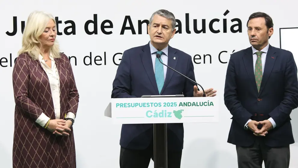 Antonio Sanz presenta los Presupuestos para la provincia de C&aacute;diz en 2025 | Cristo Garc&iacute;a