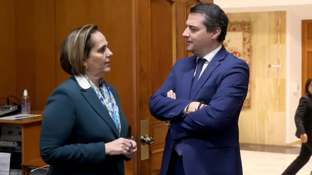 El alcalde Jos&eacute; Mar&iacute;a Bellido, durante la presentaci&oacute;n de los presupuestos