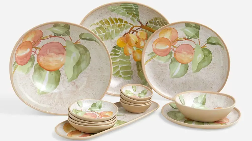 Set de 4 bowls de melamina Campestre de El Corte Ingl&eacute;s