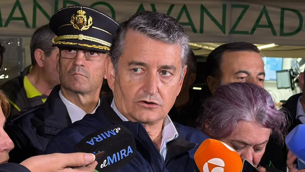 El consejero de presidencia, Antonio Sanz