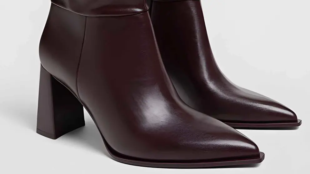 Botas altas slouchy de tac&oacute;n de Stradivarius