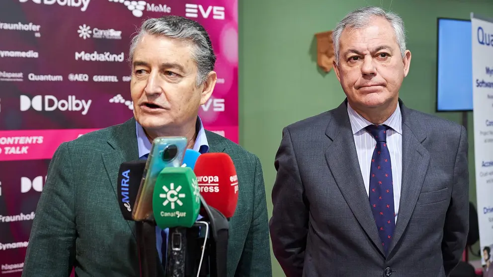 Antonio Sanz y Jos&eacute; Luis Sanz en el Summit 4K | Salvador L&oacute;pez Medina