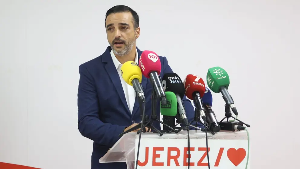 Jos&eacute; Antonio D&iacute;az, portavoz del PSOE Jerez | Cristo Garc&iacute;a