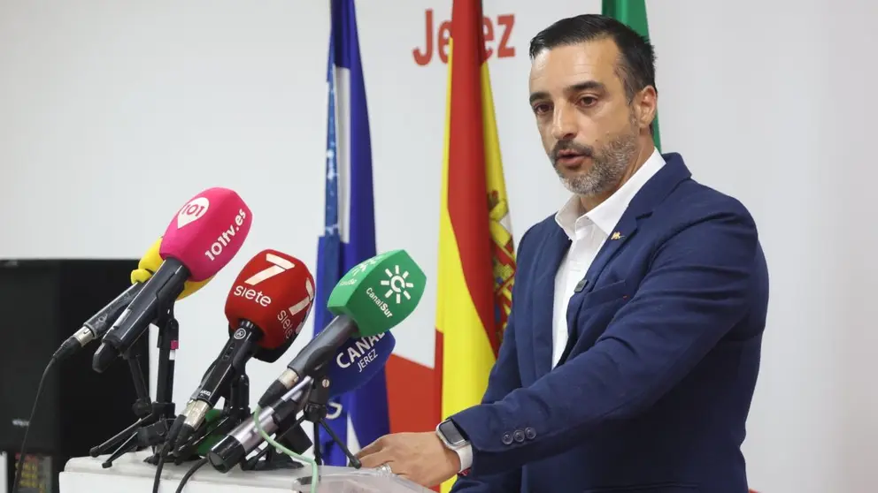 Jos&eacute; Antonio D&iacute;az, portavoz del PSOE Jerez | Cristo Garc&iacute;a
