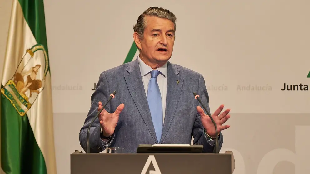 El consejero de la Presidencia, Antonio Sanz, ha detallado el balance final de la DANA | Salvador L&oacute;pez Medina