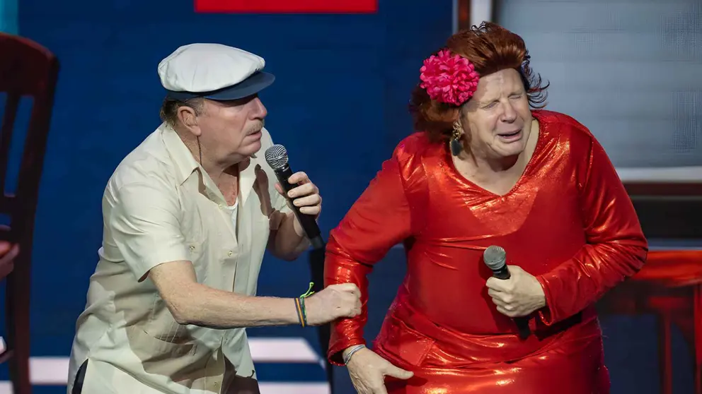 Los Morancos durante una de sus actuaciones en 'Bis a Bis'