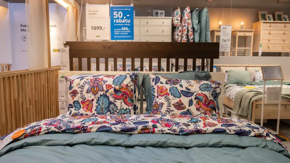 Interior de una tienda de Ikea