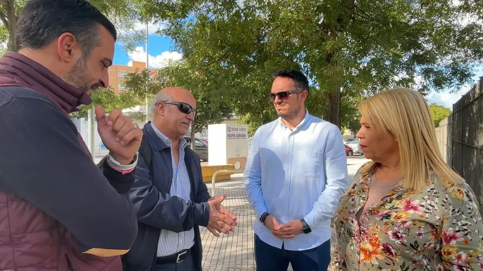 Representantes del PSOE Jerez visitan Montealegre y Vallesequillo