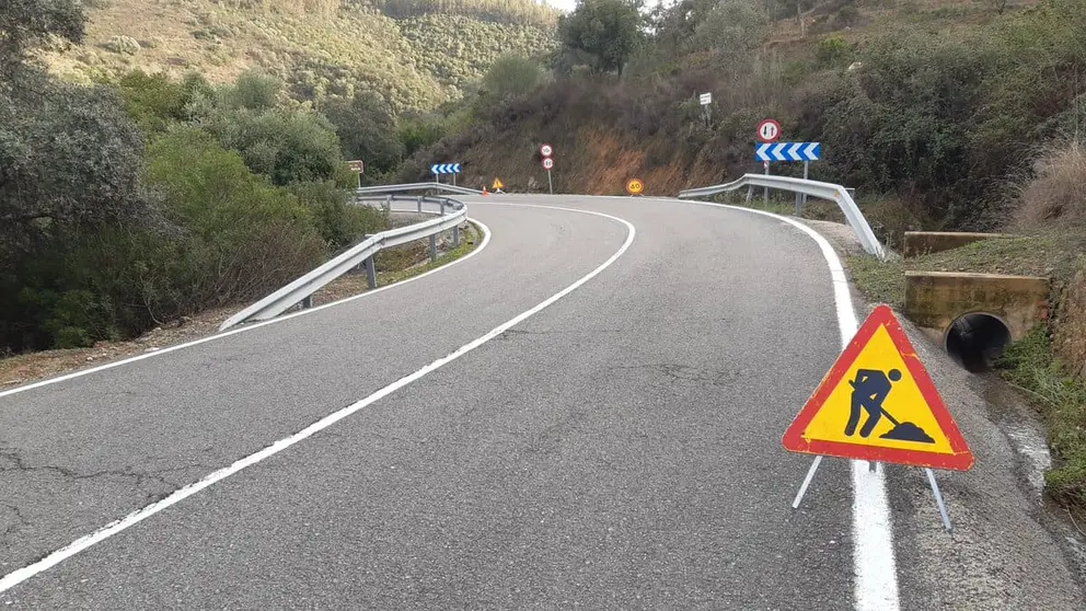 La carretera en la que se produjo el accidente