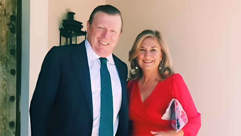 C&eacute;sar Cadaval de Los Morancos y su mujer Patricia Rodr&iacute;guez | @cesarcadaval