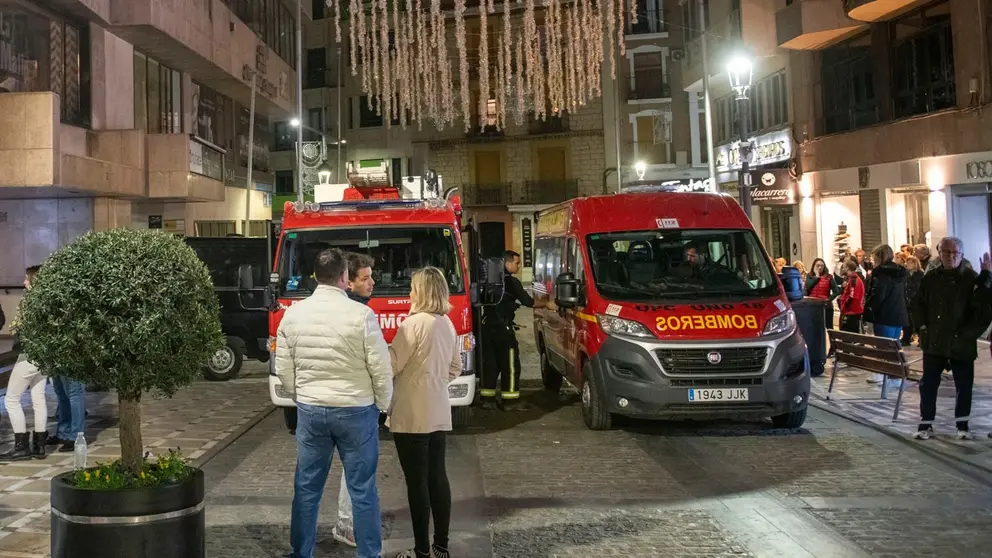 Imagen del lugar donde se produjo el incendio