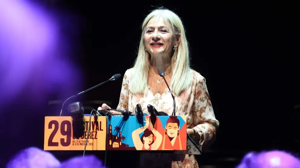 Carmen del Pozo, consejera de la Junta de Andaluc&iacute;a, en la presentaci&oacute;n del XXIX Edici&oacute;n Festival de Jerez | Cristo Garc&iacute;a