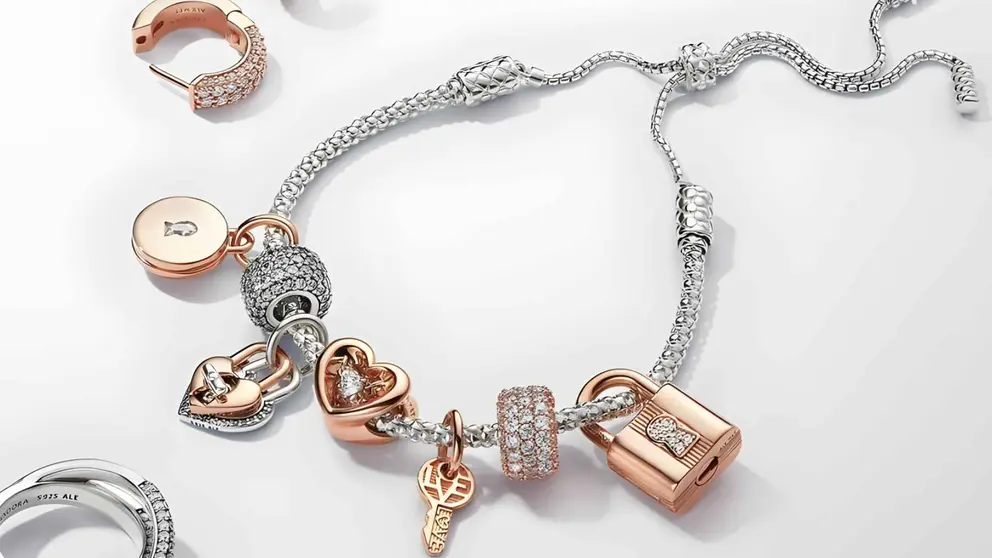 Pulsera Pandora Moments Cadena con Tachuelas Deslizante en El Corte Ingl&eacute;s